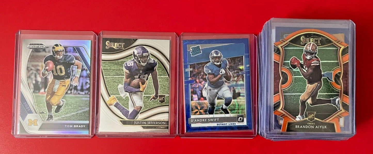 NFL FOOTBALL Hot Packs - 20 Cards - 7 Rookies - Look 4 Autos - Mem - 1/1