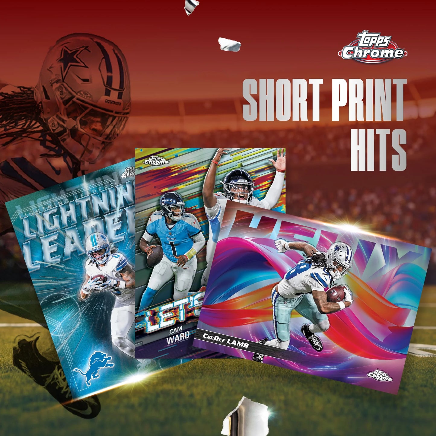 2025 Topps Chrome Football - Factory Sealed - Mega Box