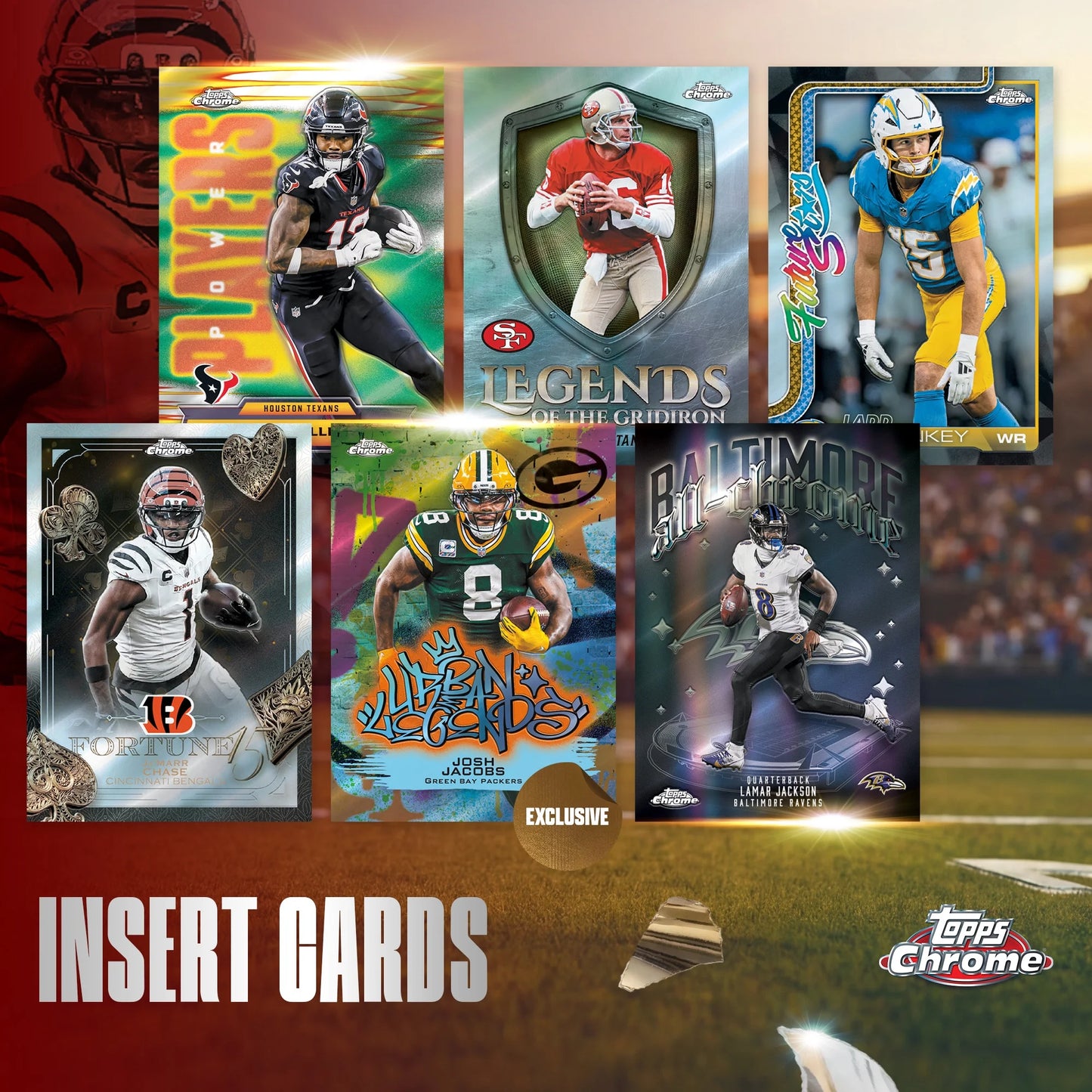 2025 Topps Chrome Football - Factory Sealed - Mega Box